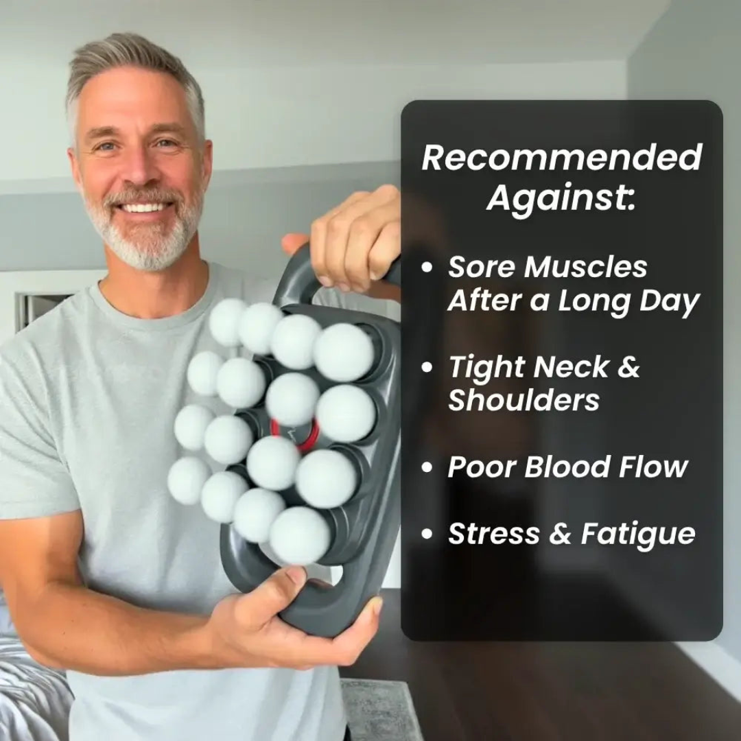 16-Head Deep Tissue Massage Gun