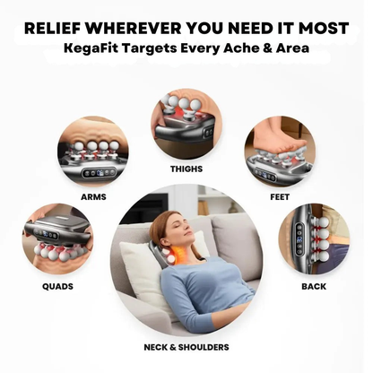 16-Head Deep Tissue Massage Gun